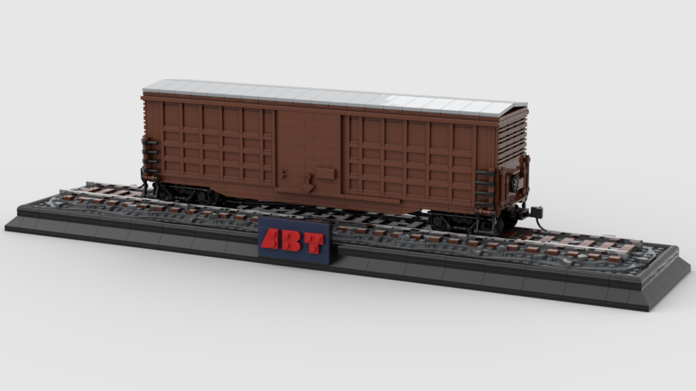 Pullman Standard 50′ WaffleSide Boxcar American Brick Trains